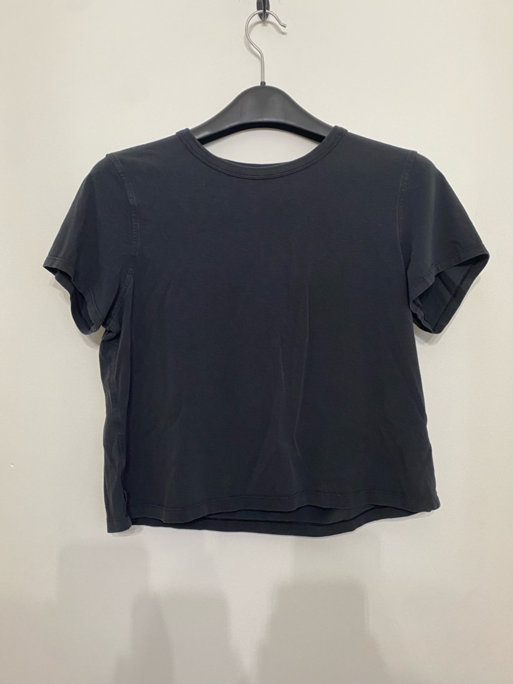 lululemon athletica Black Short Sleeve Crew Tee